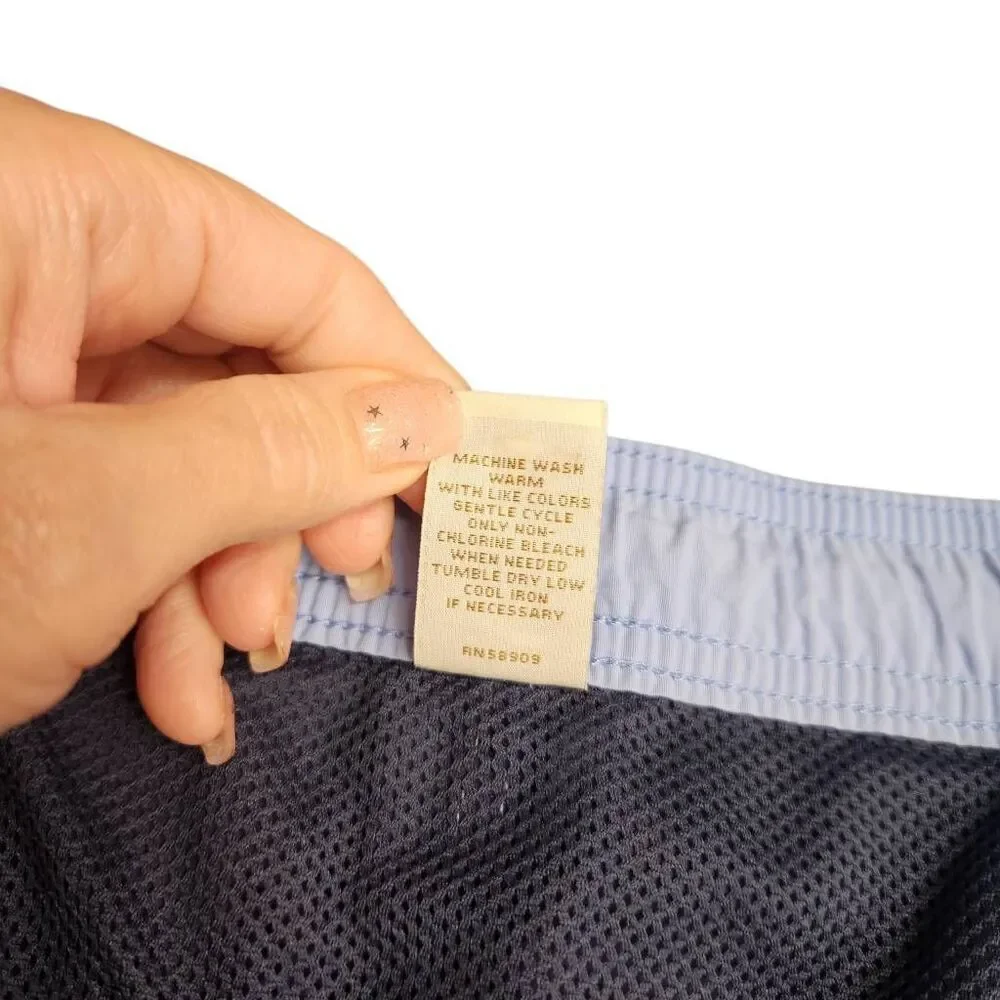 Caribbean Swimwear Blue Swim Trunks With Pockets Shorts on Sale 5 for 35